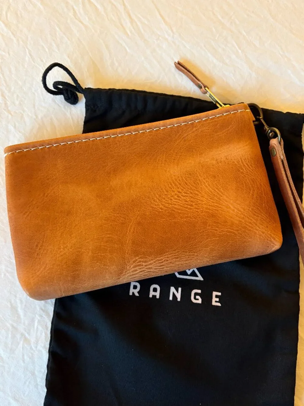 Range Leather McKinley Clutch - Natural (Tan)